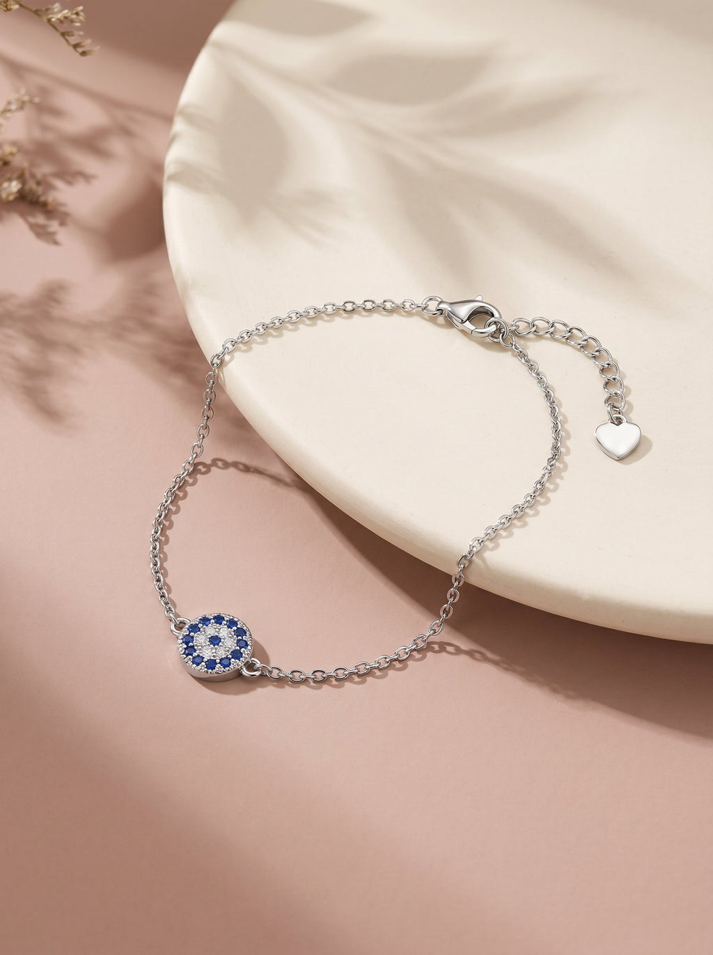 Silver Evil Eye Bracelet