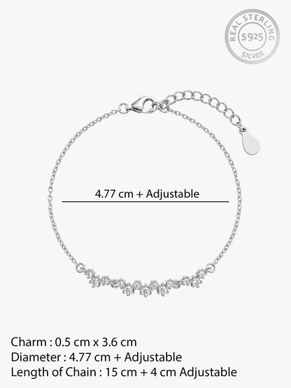 Silver Beautiful Glittering Bracelet