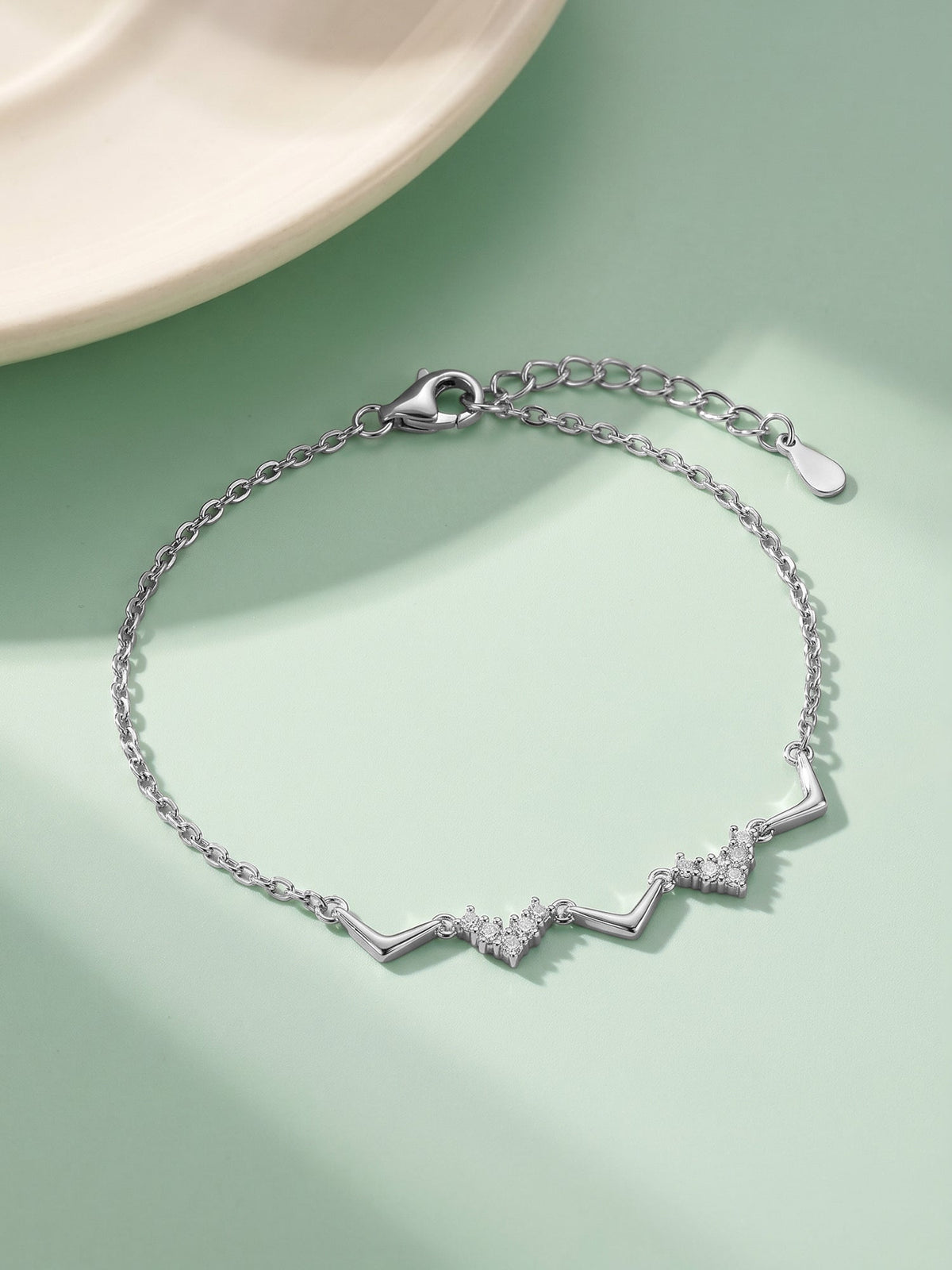Silver Meandering Bracelet