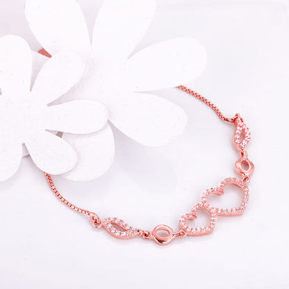 Rose Gold Bright Heart Bracelet