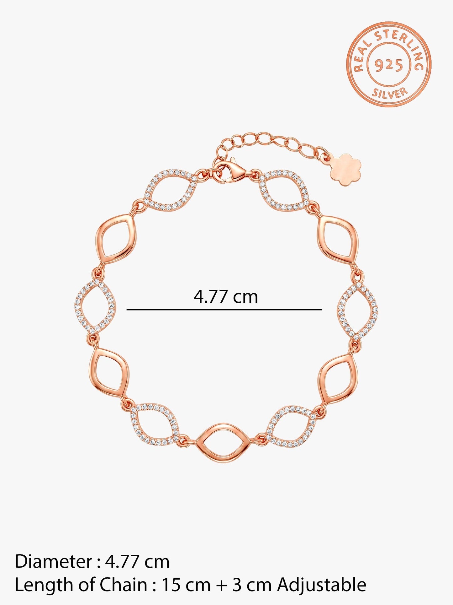 Kriti Sanon Rose Gold Harmony Bracelet