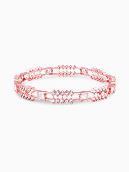 Rose Gold Glittering Sheen Bangle