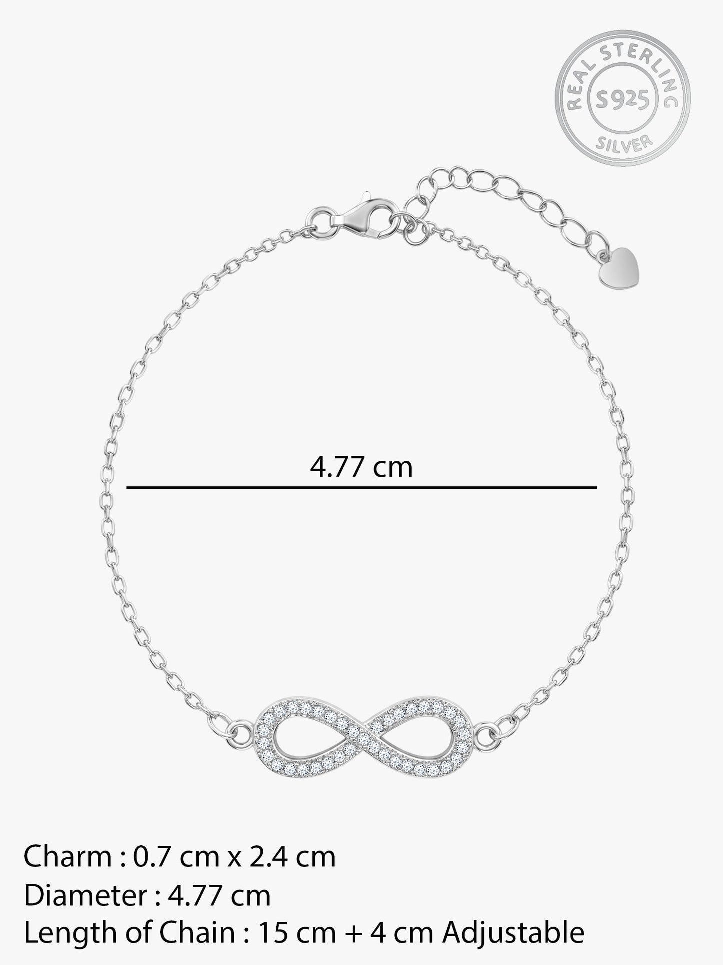 Silver Endless Bracelet