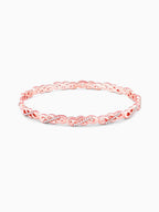 Rose Gold Sparkle In Grace Bangle Bracelet