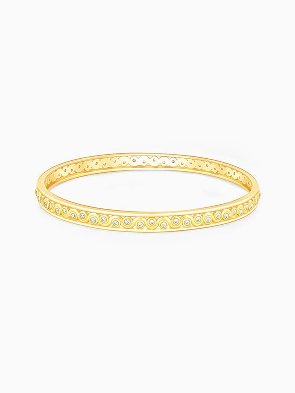 Golden Wavy Bangle