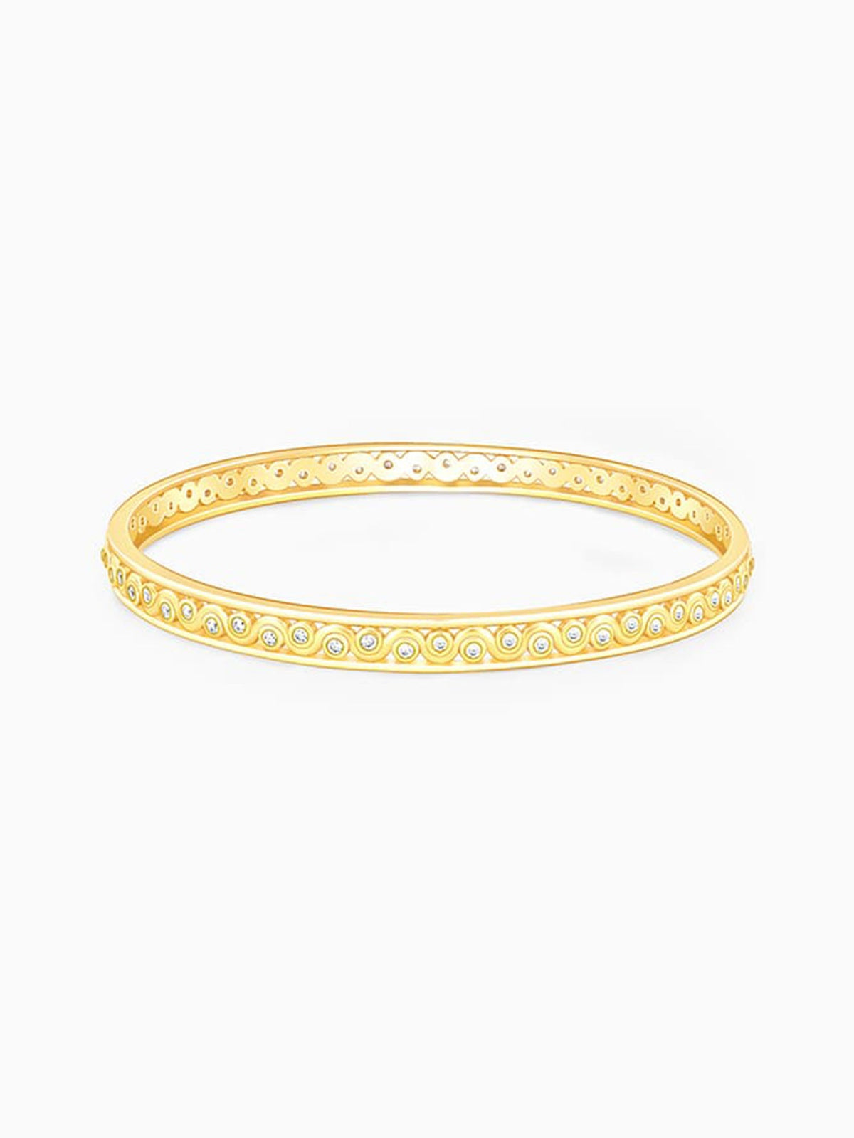 Golden Wavy Bangle