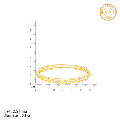 Golden Wavy Bangle