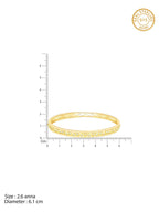 Golden Wavy Bangle