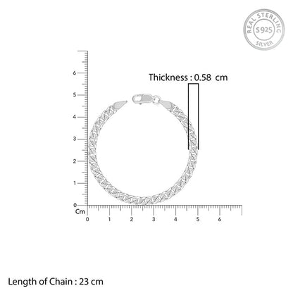 Silver Warrior Mode Bracelet For Him