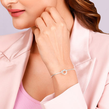 Silver Knotty Love Bracelet