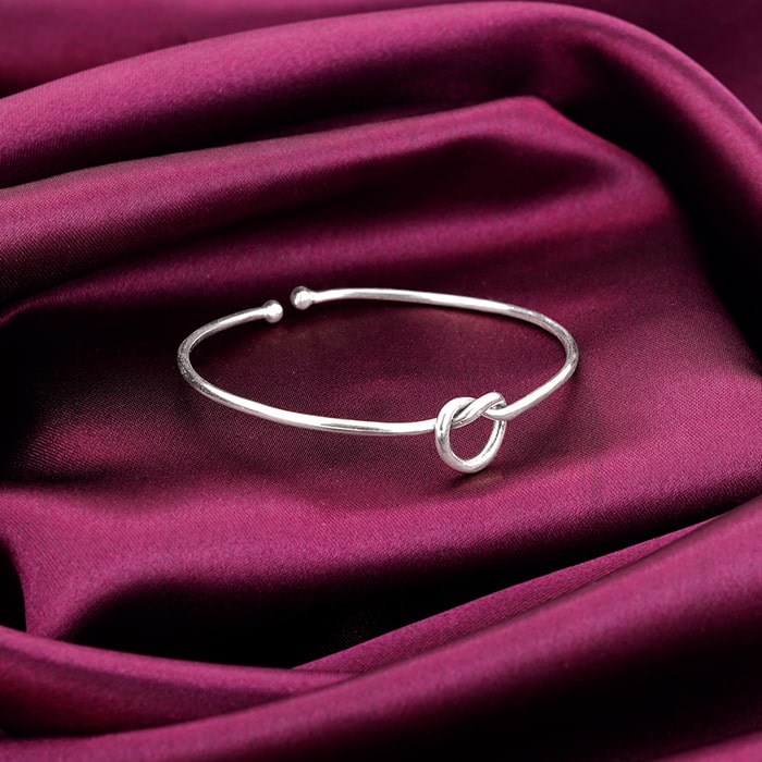 Silver Knotty Love Bracelet