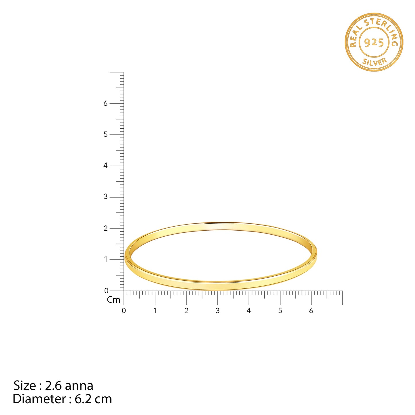 Golden Classic Kada Bangle