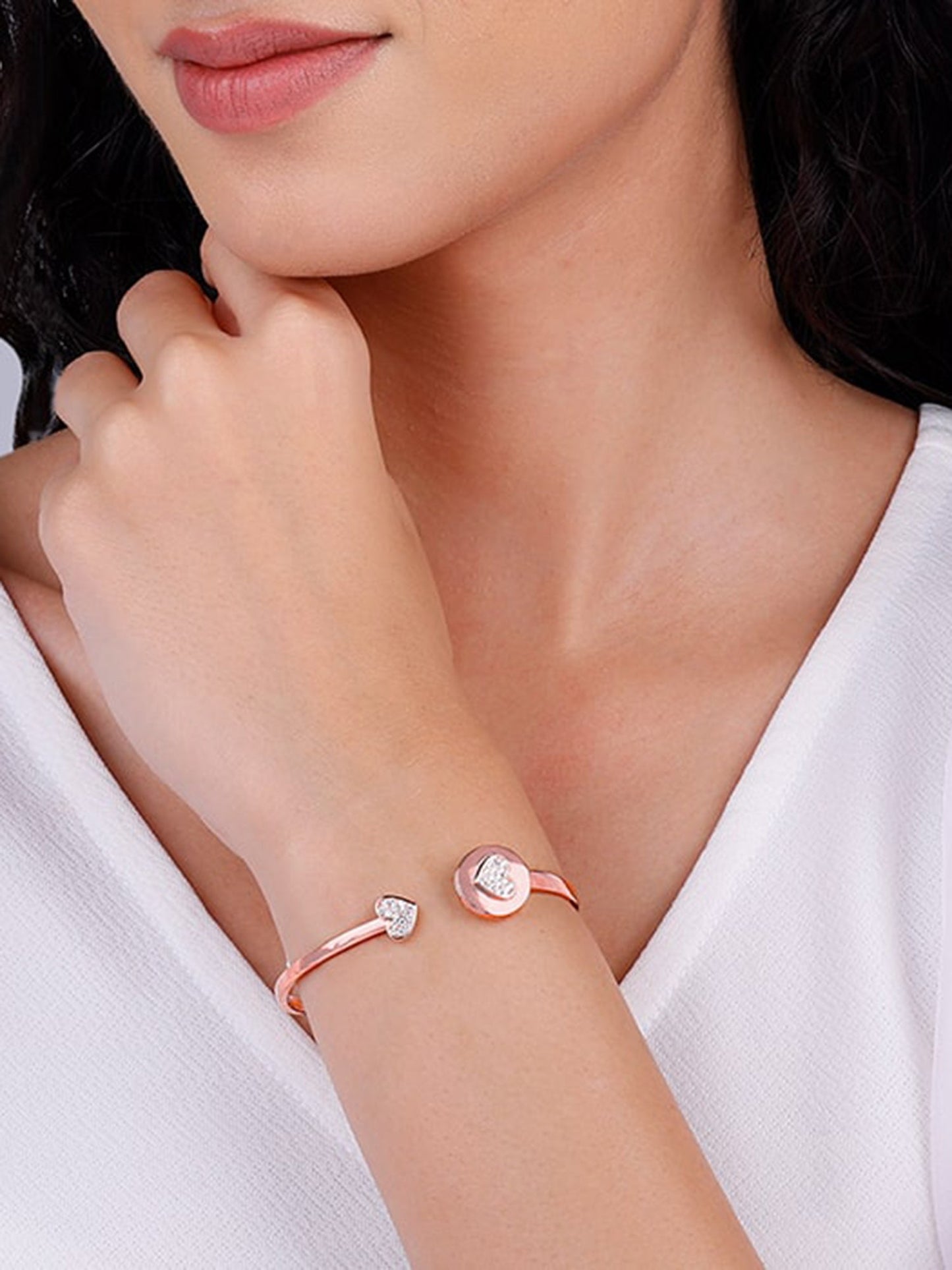Rose Gold I love You Bracelet