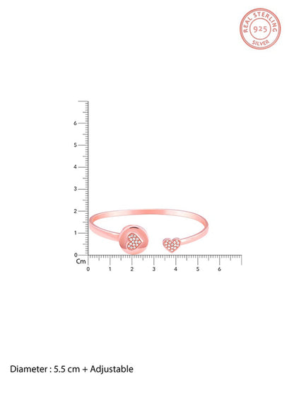 Rose Gold I love You Bracelet