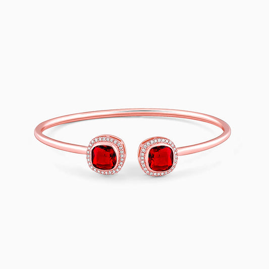 Rose Gold Love Connect Cuff Bracelet