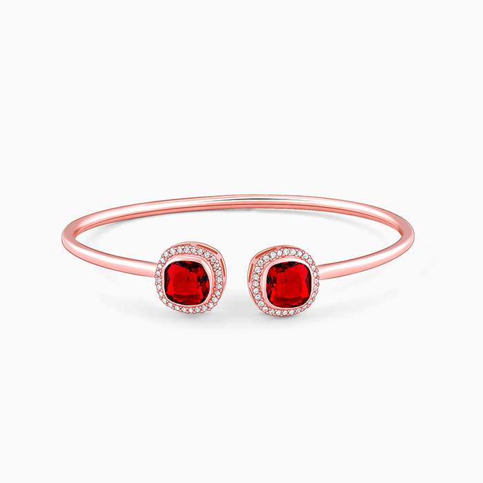 Rose Gold Love Connect Cuff Bracelet