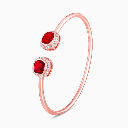 Rose Gold Love Connect Cuff Bracelet