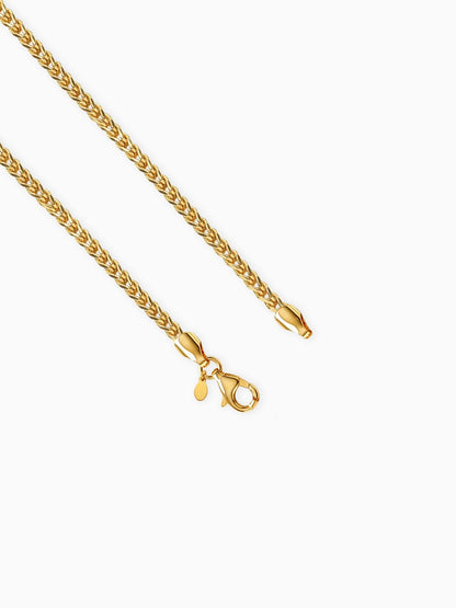 Golden Whispering Weave Chain For Him