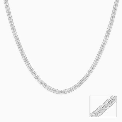Silver Threaded Thrills Chain for Him
