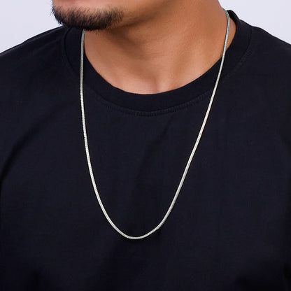 Silver Threaded Thrills Chain for Him