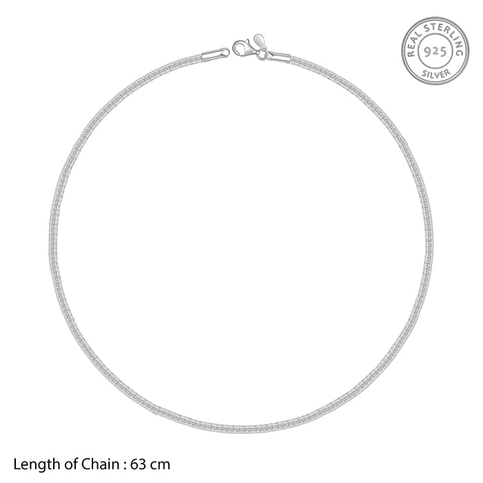 Silver Threaded Thrills Chain for Him