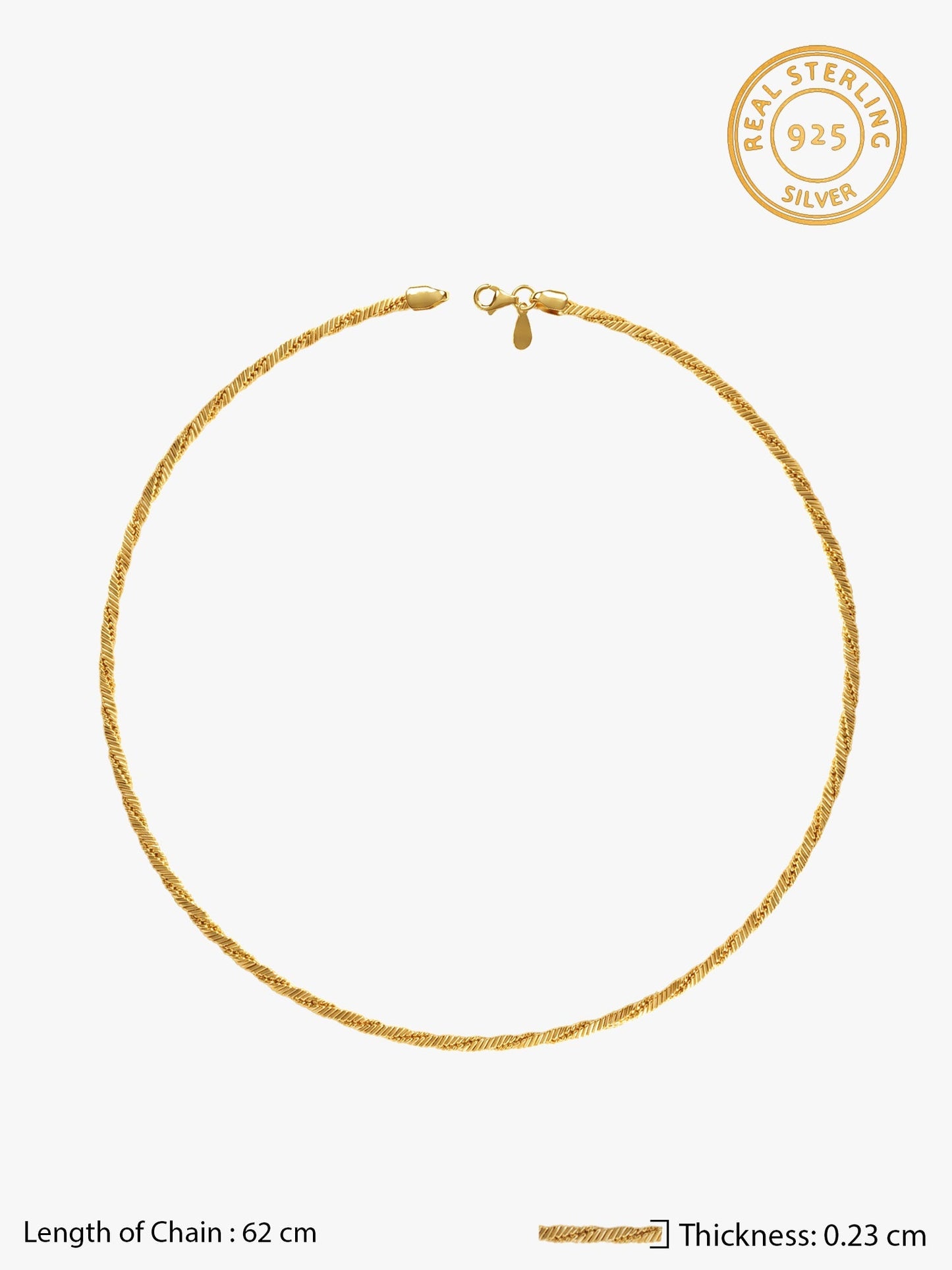 Golden Charismatic Chain For Him