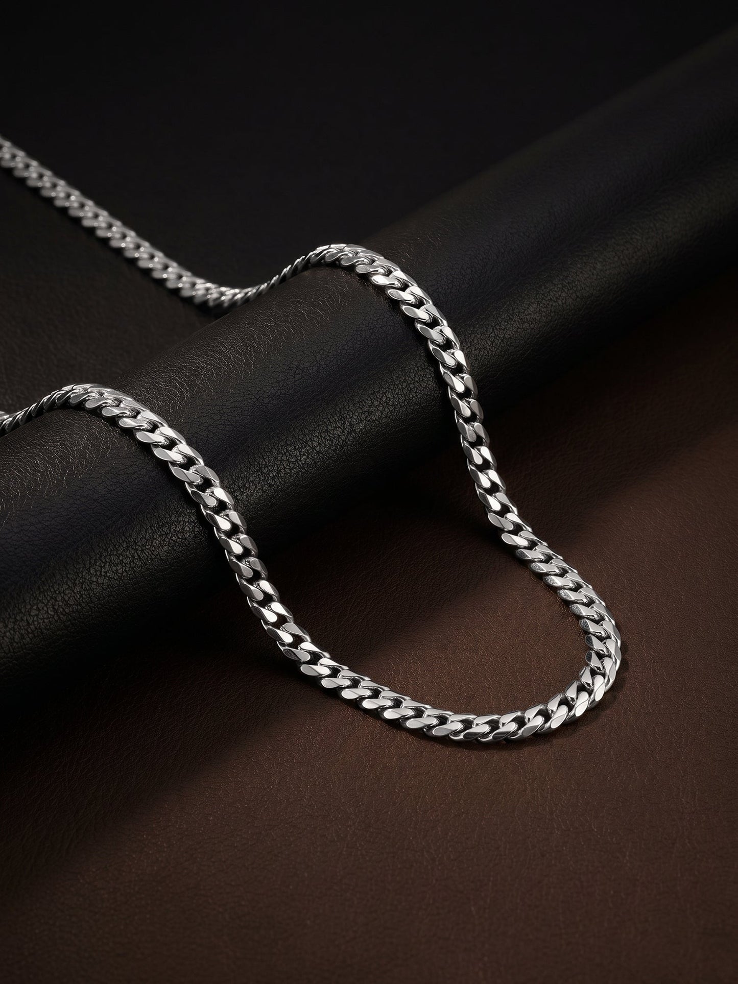 Silver Box Chain For Him