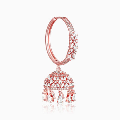 Rose Gold Statement Jhumki