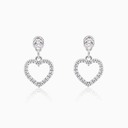 Charming Heart Drop Earrings