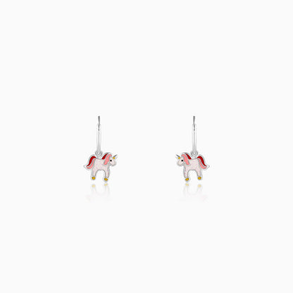 Silver Sweetie Belle Unicorn Kids Earrings (4-12 yrs)