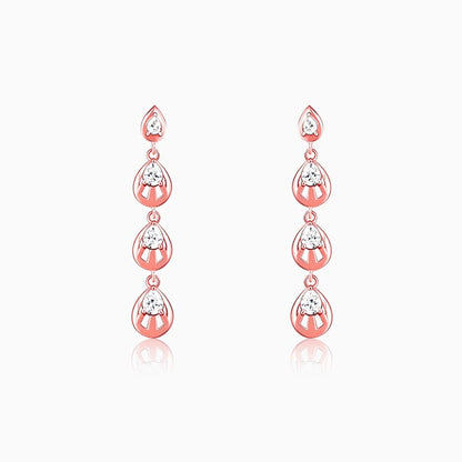 Anushka Sharma Rose Gold Paradise Love Earrings