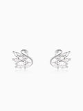 Manali's Shining Swan Studs