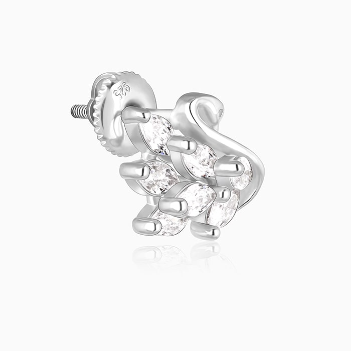 Manali's Shining Swan Studs