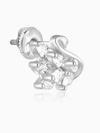 Manali's Shining Swan Studs