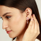 Rose Gold Mughal Royalty Earrings
