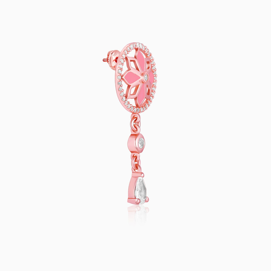 Rose Gold Mughal Royalty Earrings
