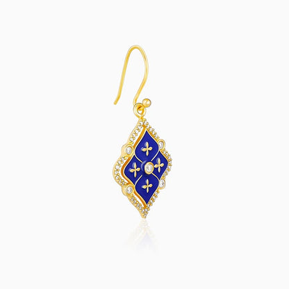 Golden Queen's Music Room Lantern Zircon Earrings