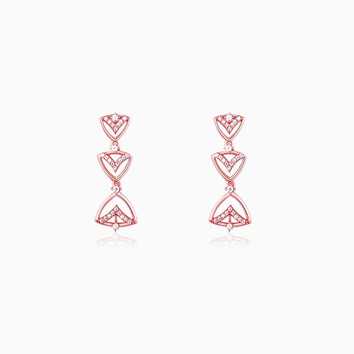 Rose Gold Mystical Mirage Earrings