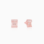 Rose Gold Endless Romance Stud Earrings