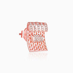 Rose Gold Endless Romance Stud Earrings