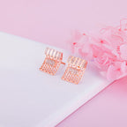 Rose Gold Endless Romance Stud Earrings