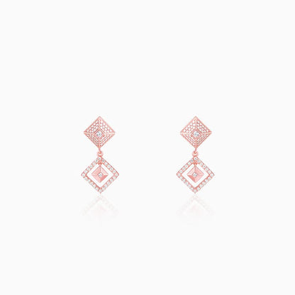 Rose Gold Gleaming Treasures Signature Earrings