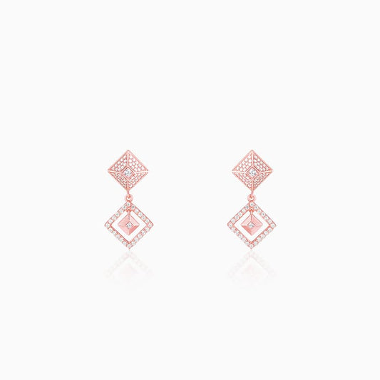 Rose Gold Gleaming Treasures Signature Earrings
