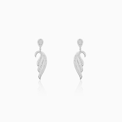 Silver Eagle Wing Earrings