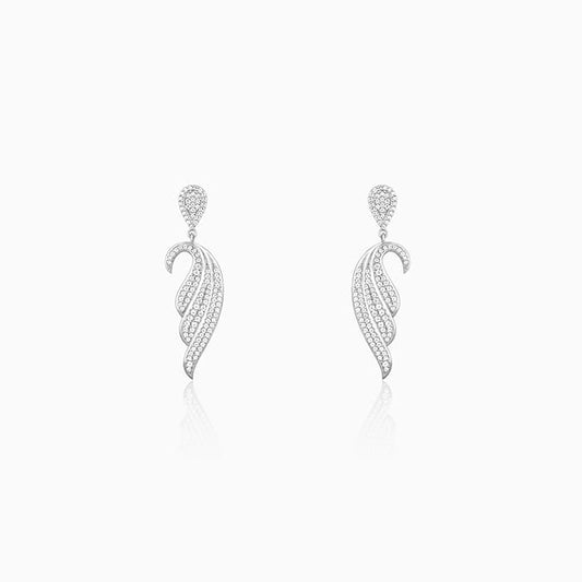 Silver Eagle Wing Earrings
