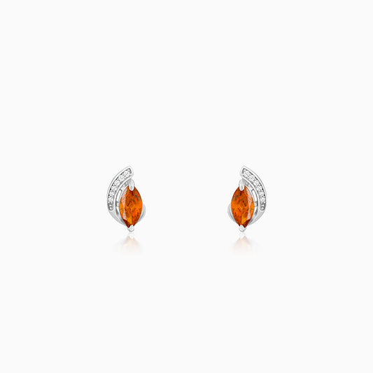 Silver Adorned with Love Earrings
