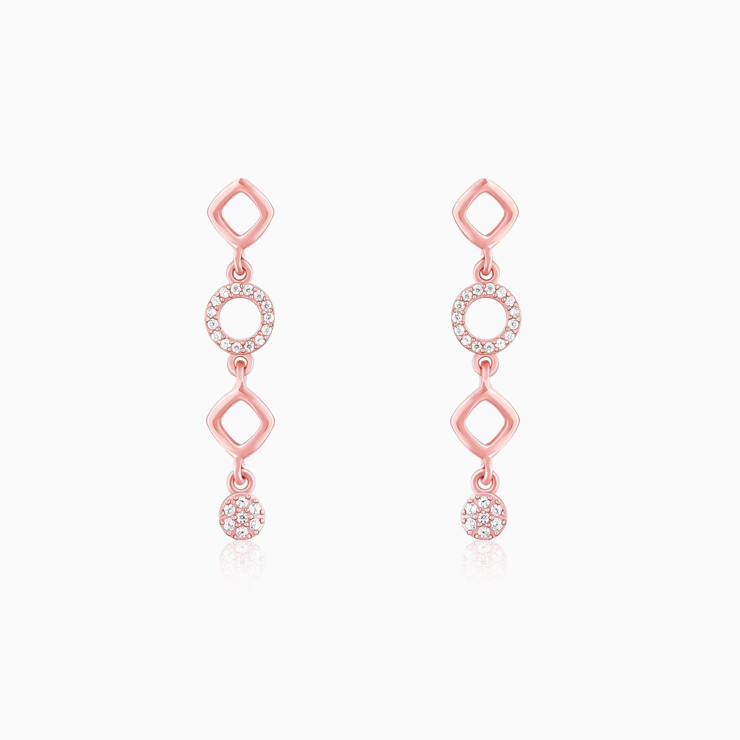 Rose Gold Queen Of Dreams Earrings