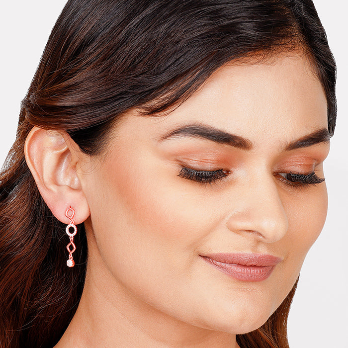 Rose Gold Queen Of Dreams Earrings