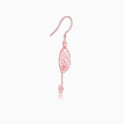 Rose Gold Winged Beauty Earrings