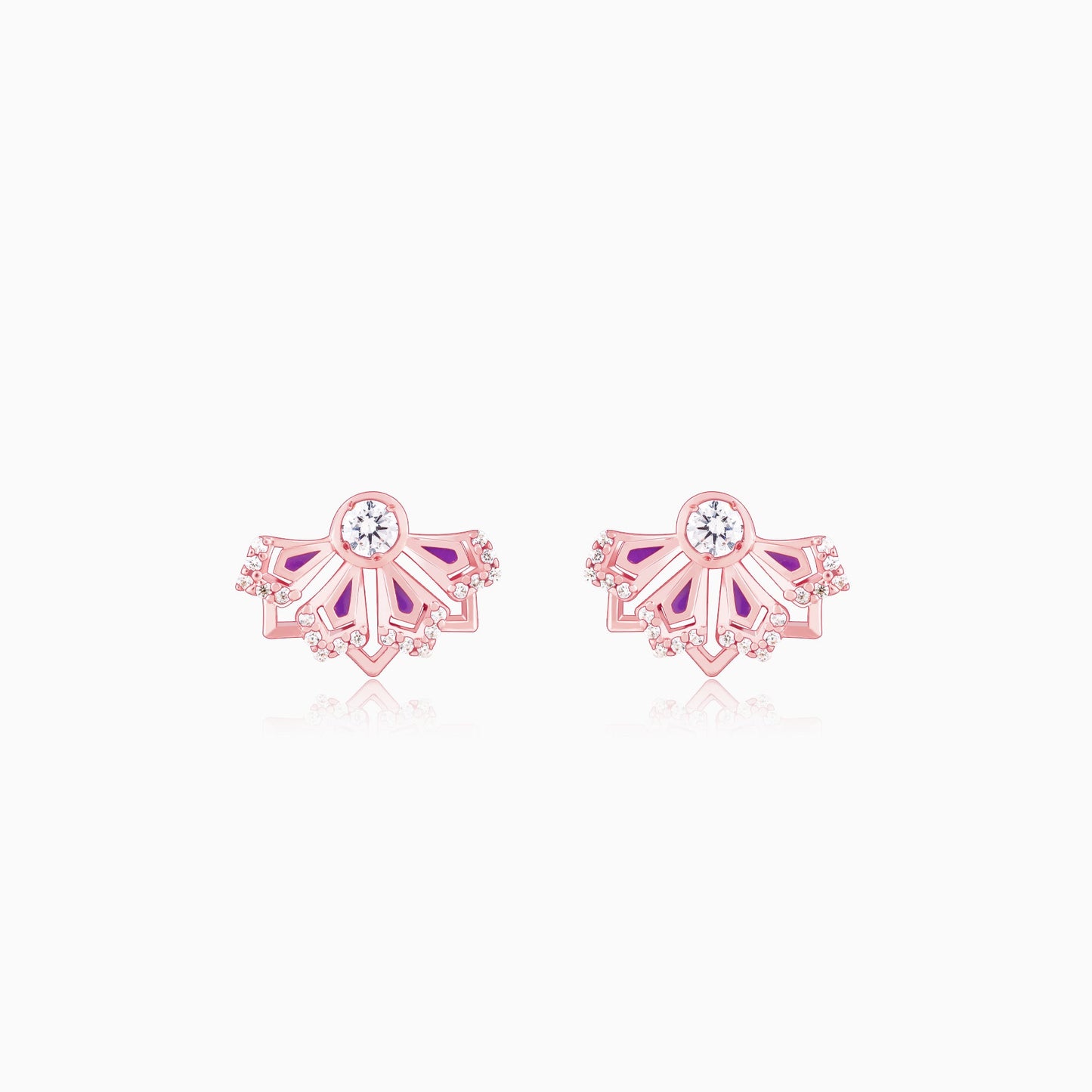 Rose Gold Dreamy Wonder Earrings